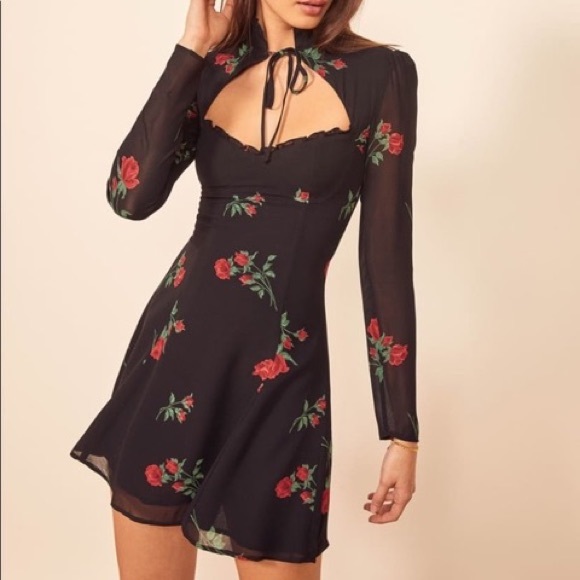 Reformation Vivianne dress - Rochelle rose print - Picture 4 of 5